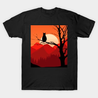 cat on the tree T-Shirt